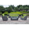 Ang 4pcs rattan furniture hardin sa gawas sa kalingawan sofa